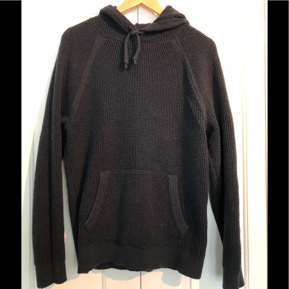 Abercrombie and Fitch waffle sweater with hood